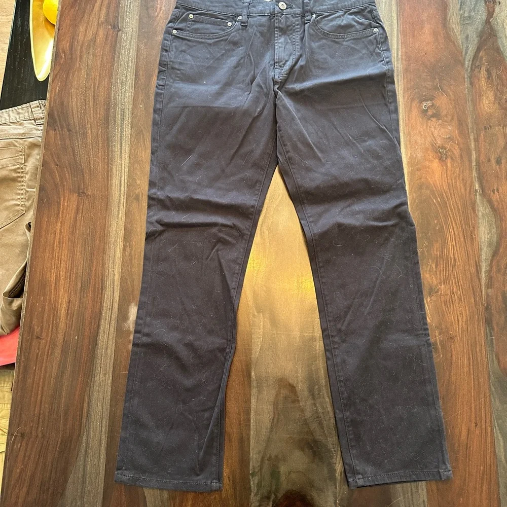 Joseph Abboud Blue Chinos with Straight Leg Cut